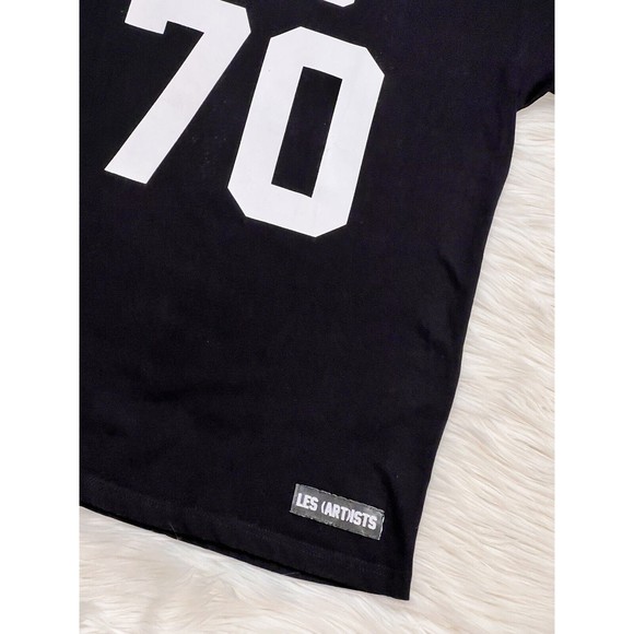 Les Artists Unisex NIGO 70 T-Shirt Black Short-sleeve Jersey Streetwear Size M - Picture 3 of 10